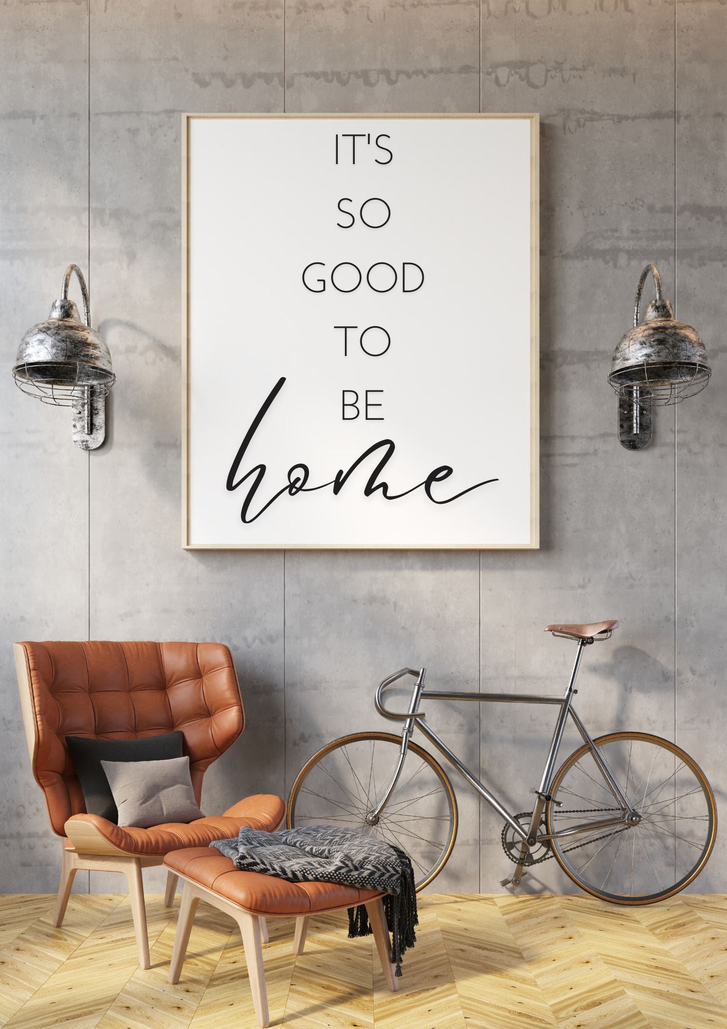 It's So Good to Be Home – Minimalist Wall Art | Digital Download