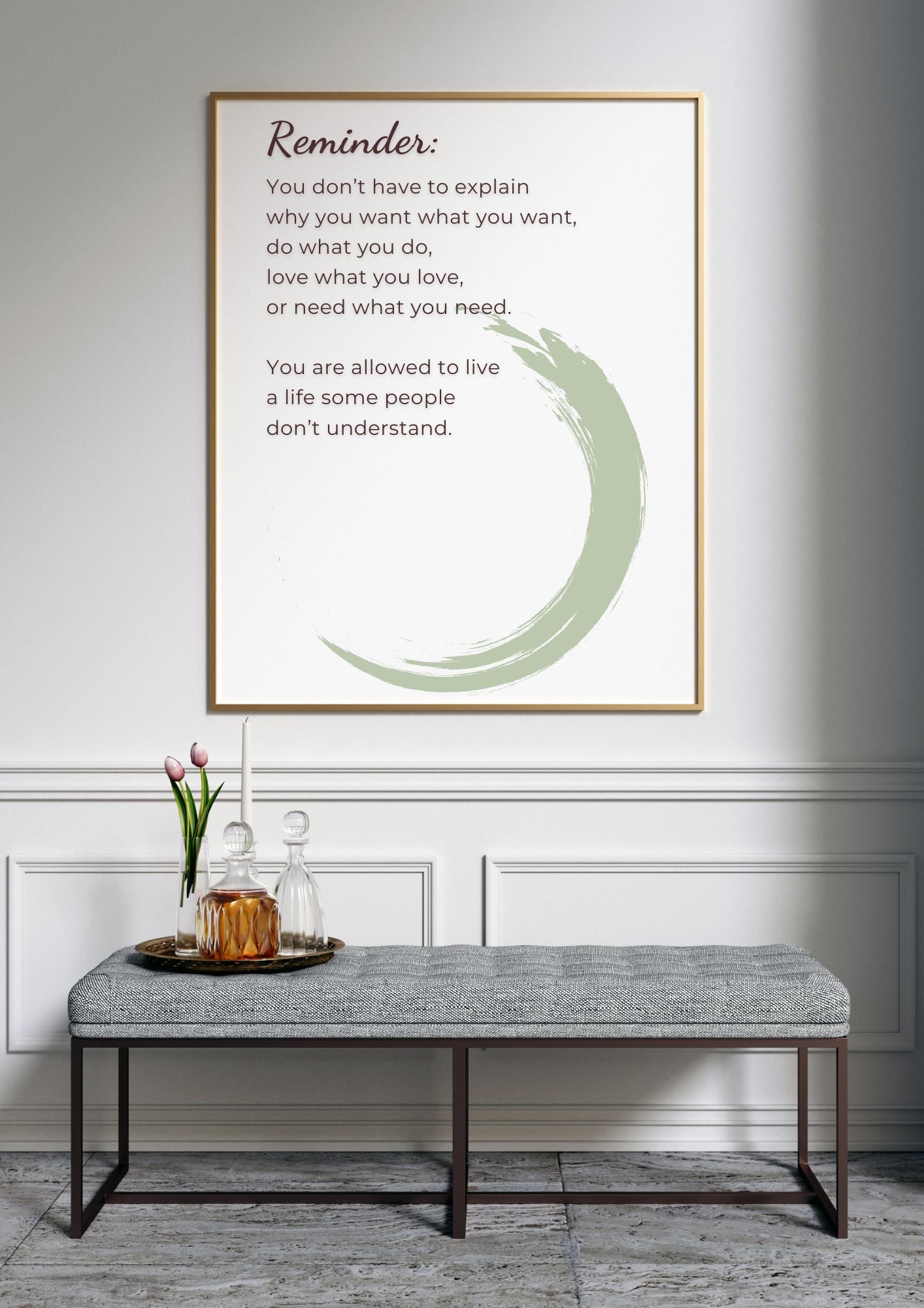 Reminder Quote Printable Wall Art – Motivational Home Decor