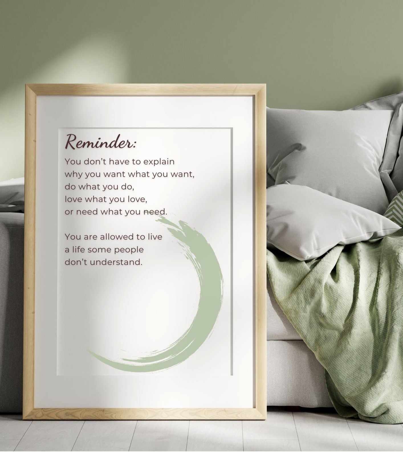 Reminder Quote Printable Wall Art – Motivational Home Decor