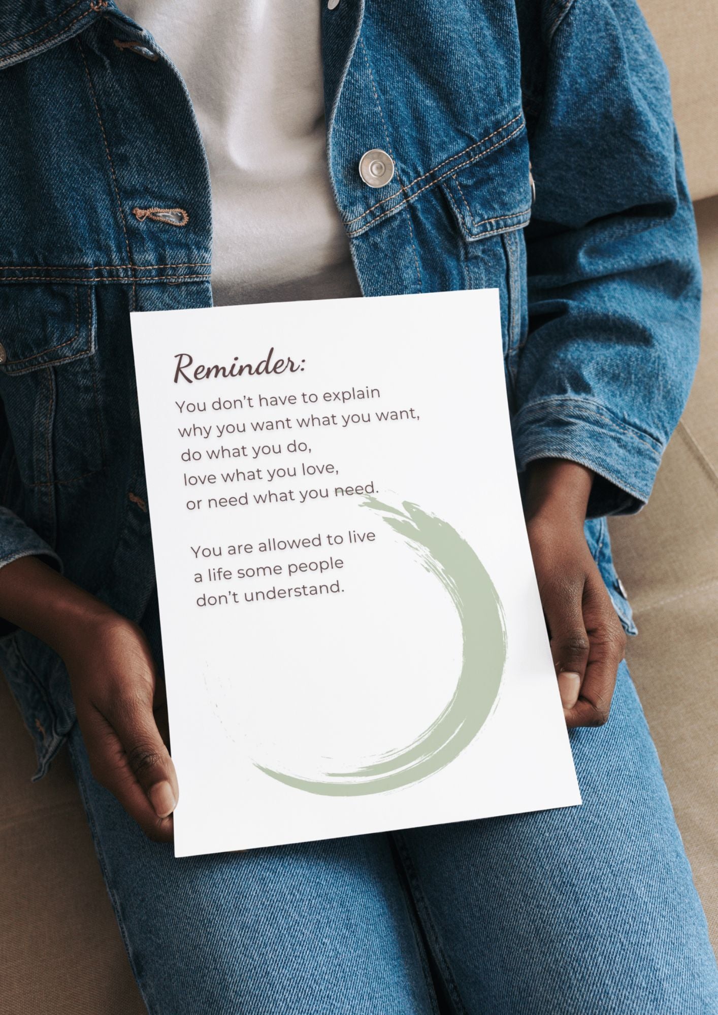 Reminder Quote Printable Wall Art – Motivational Home Decor
