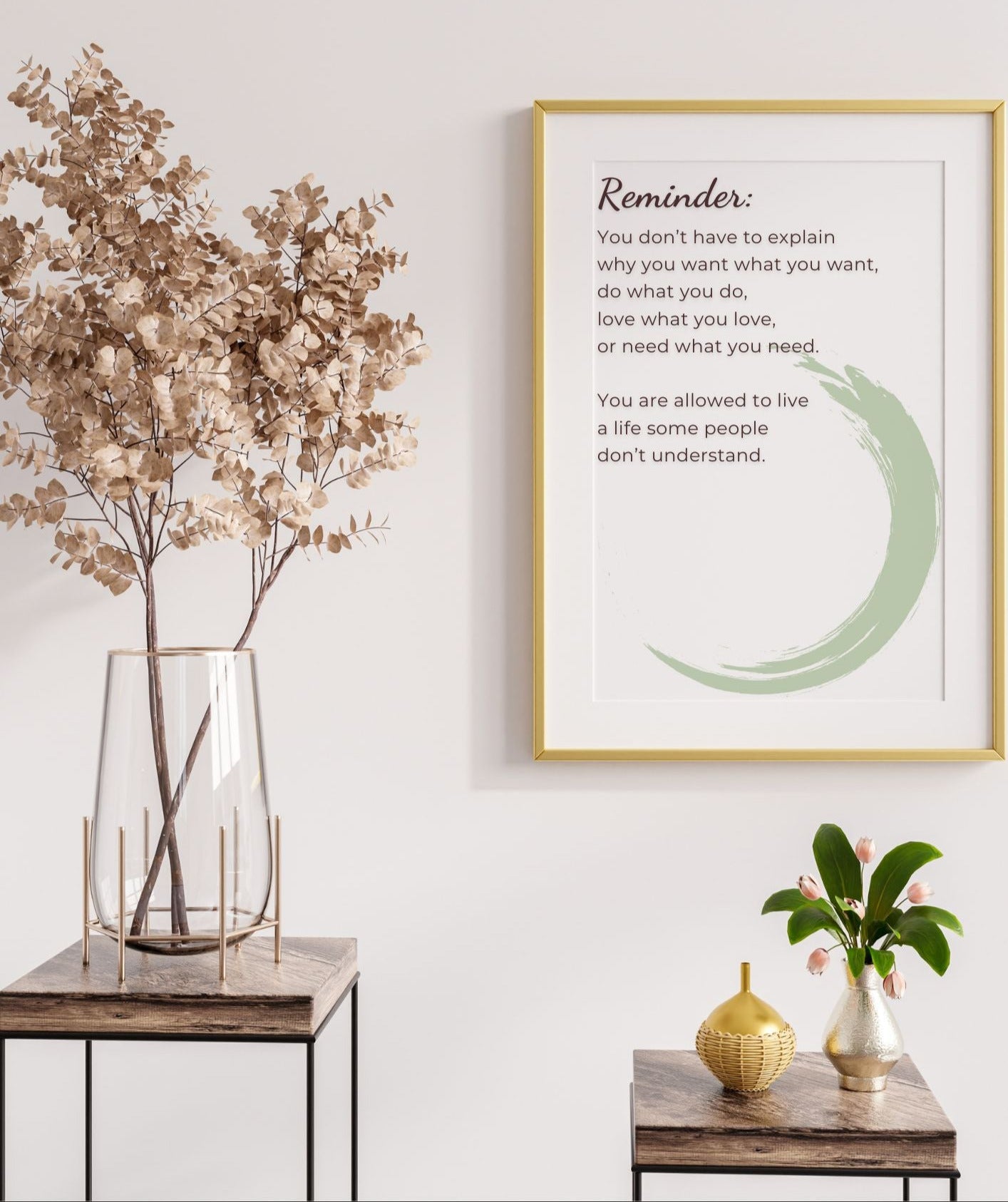Reminder Quote Printable Wall Art – Motivational Home Decor