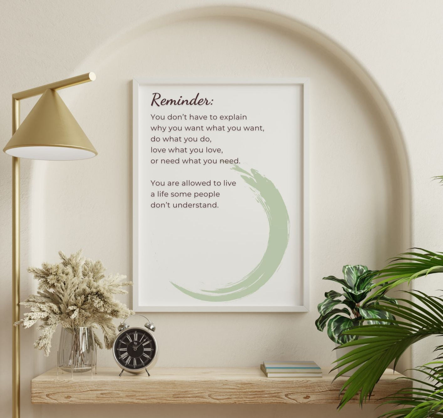 Reminder Quote Printable Wall Art – Motivational Home Decor