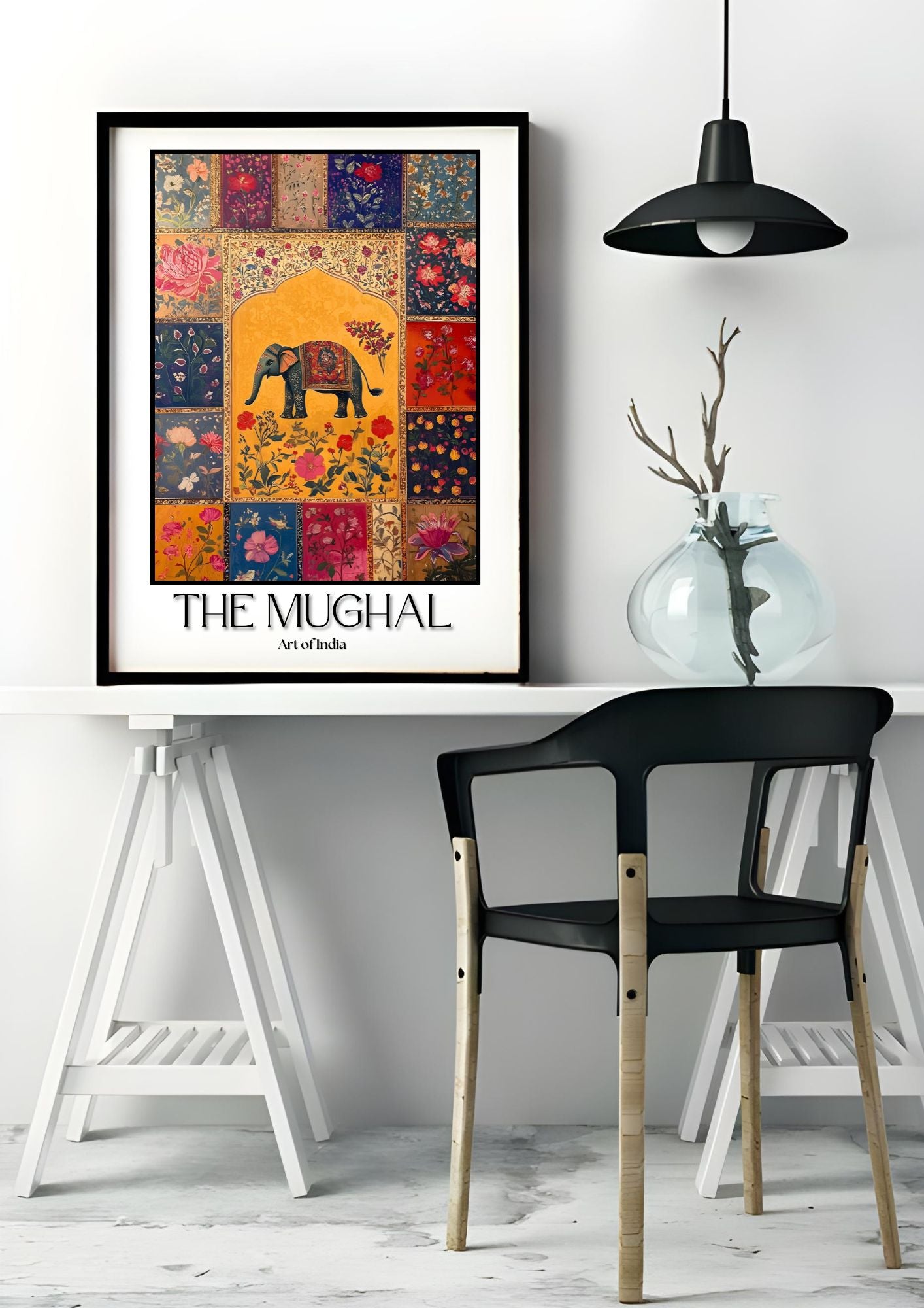 The Mughal Elephant – Indian Art Digital Print