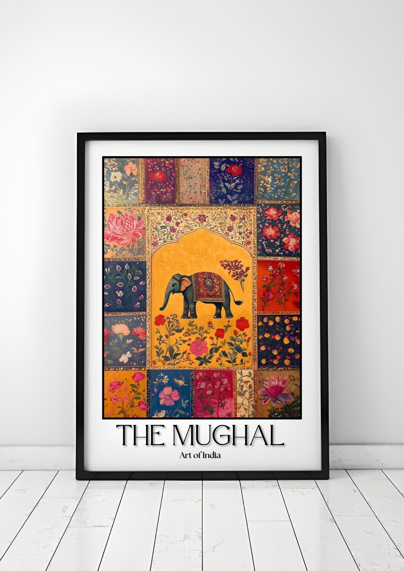 The Mughal Elephant – Indian Art Digital Print