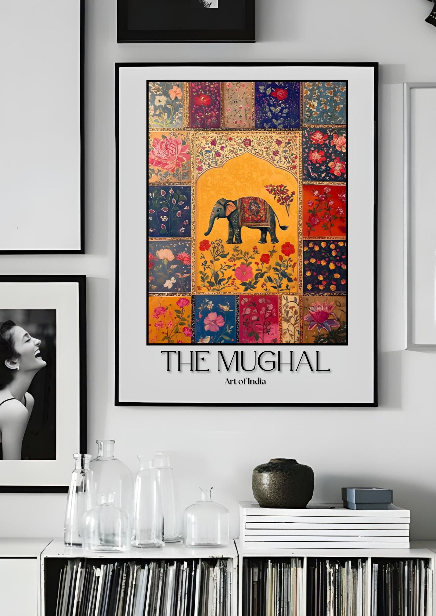 The Mughal Elephant – Indian Art Digital Print