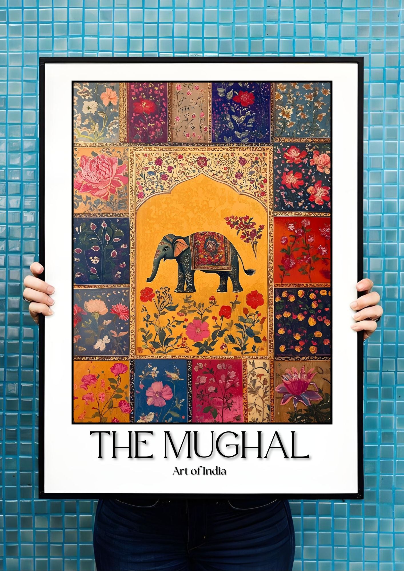The Mughal Elephant – Indian Art Digital Print