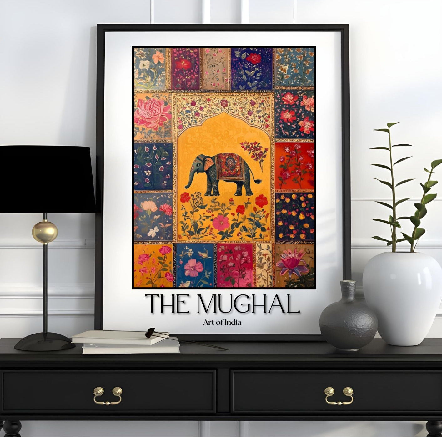 The Mughal Elephant – Indian Art Digital Print
