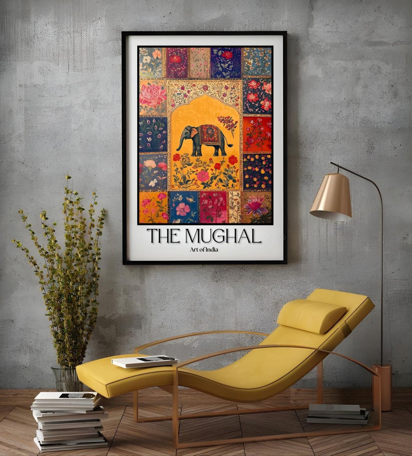 The Mughal Elephant – Indian Art Digital Print