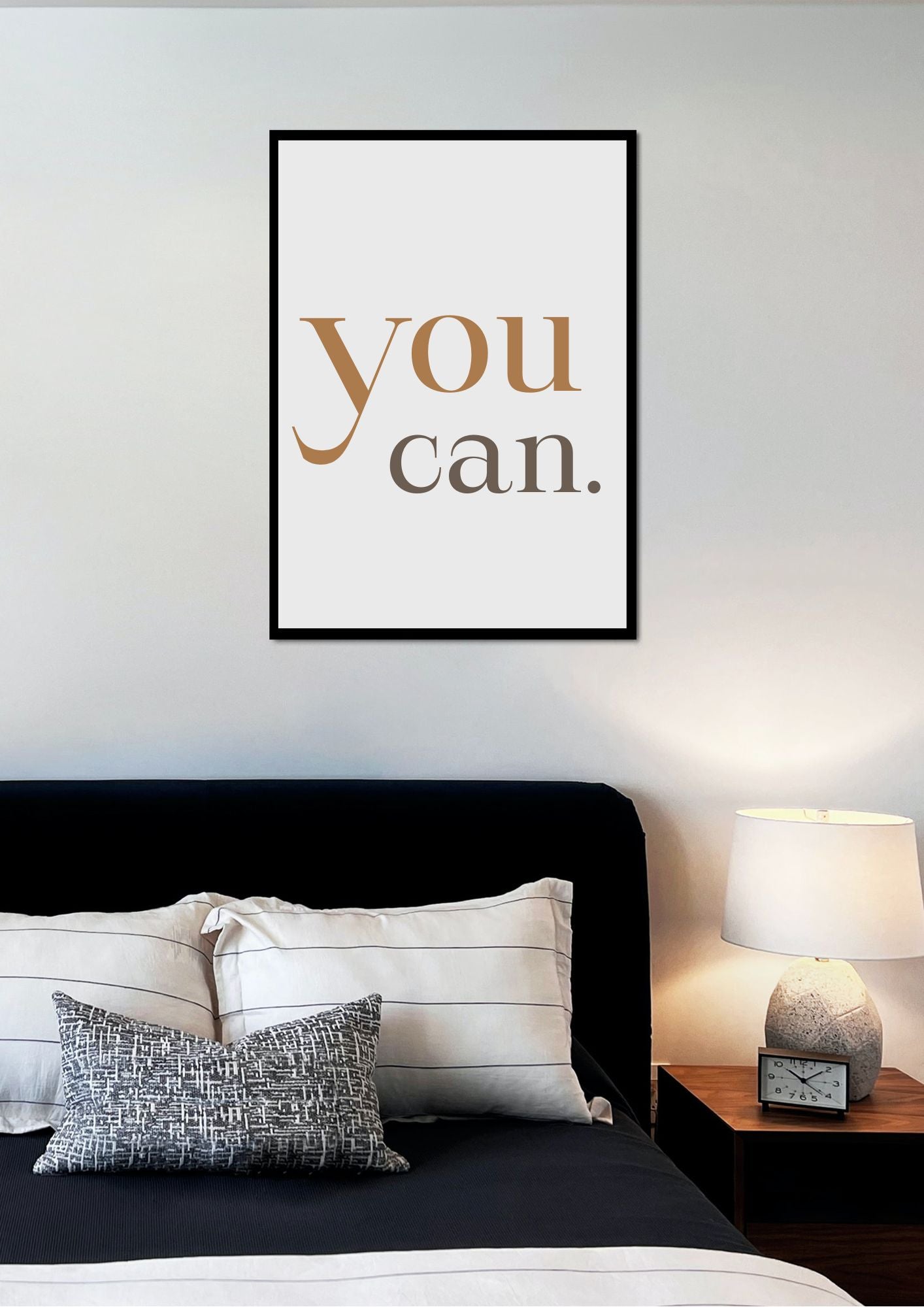 You Can Minimalist Printable Quote Wall Art Download