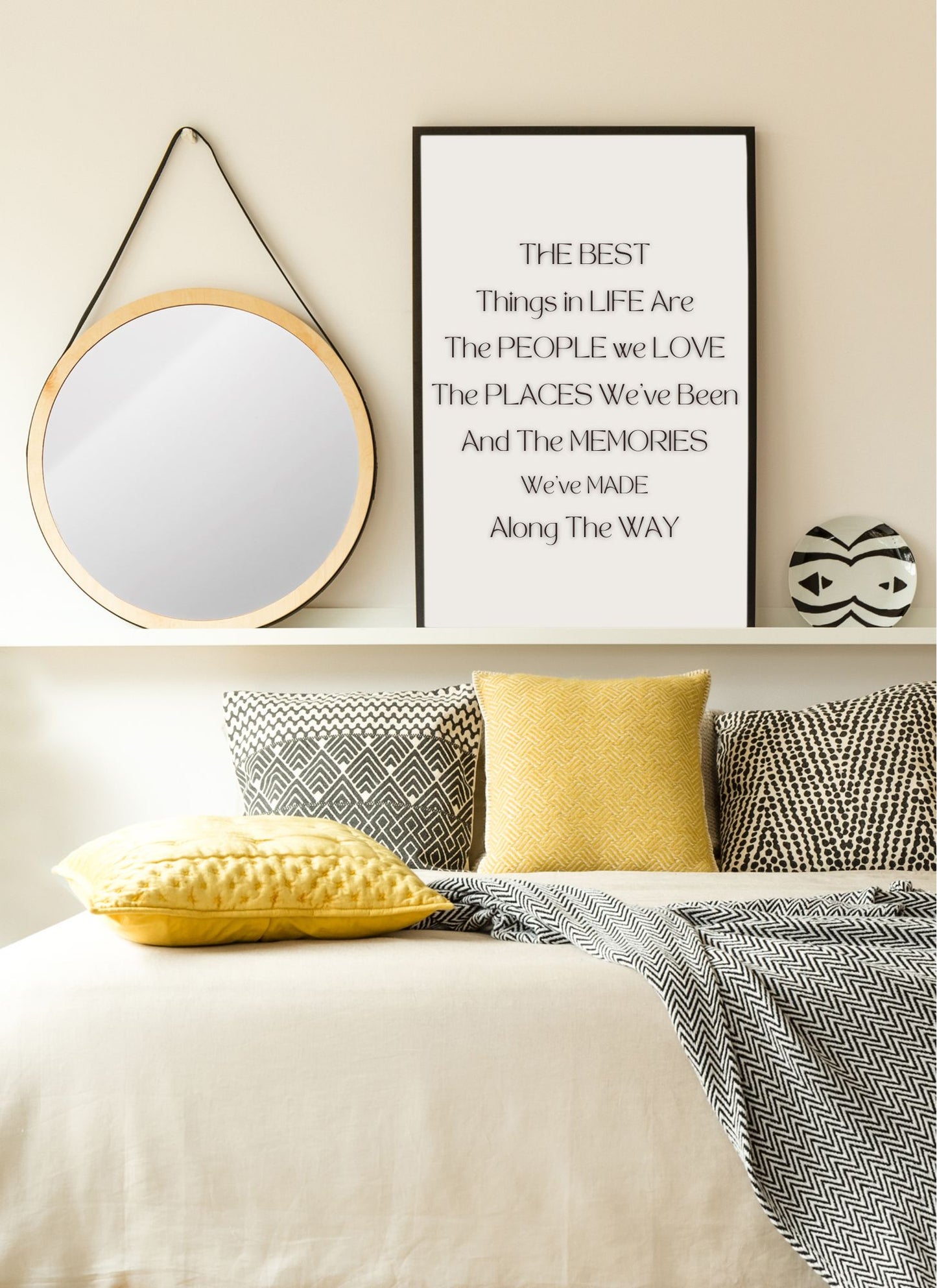 The Best Things in Life Quote Printable Wall Art – Digital