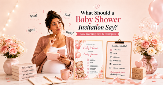 What Should a Baby Shower Invitation Say? 15 Wording Examples