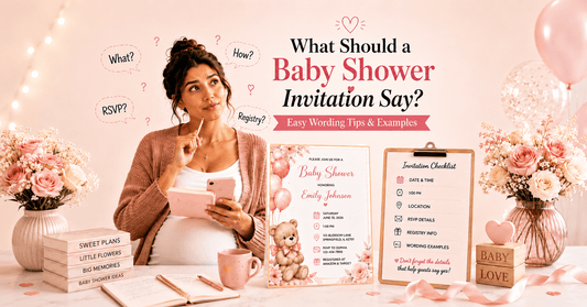 What Should a Baby Shower Invitation Say? 15 Wording Examples