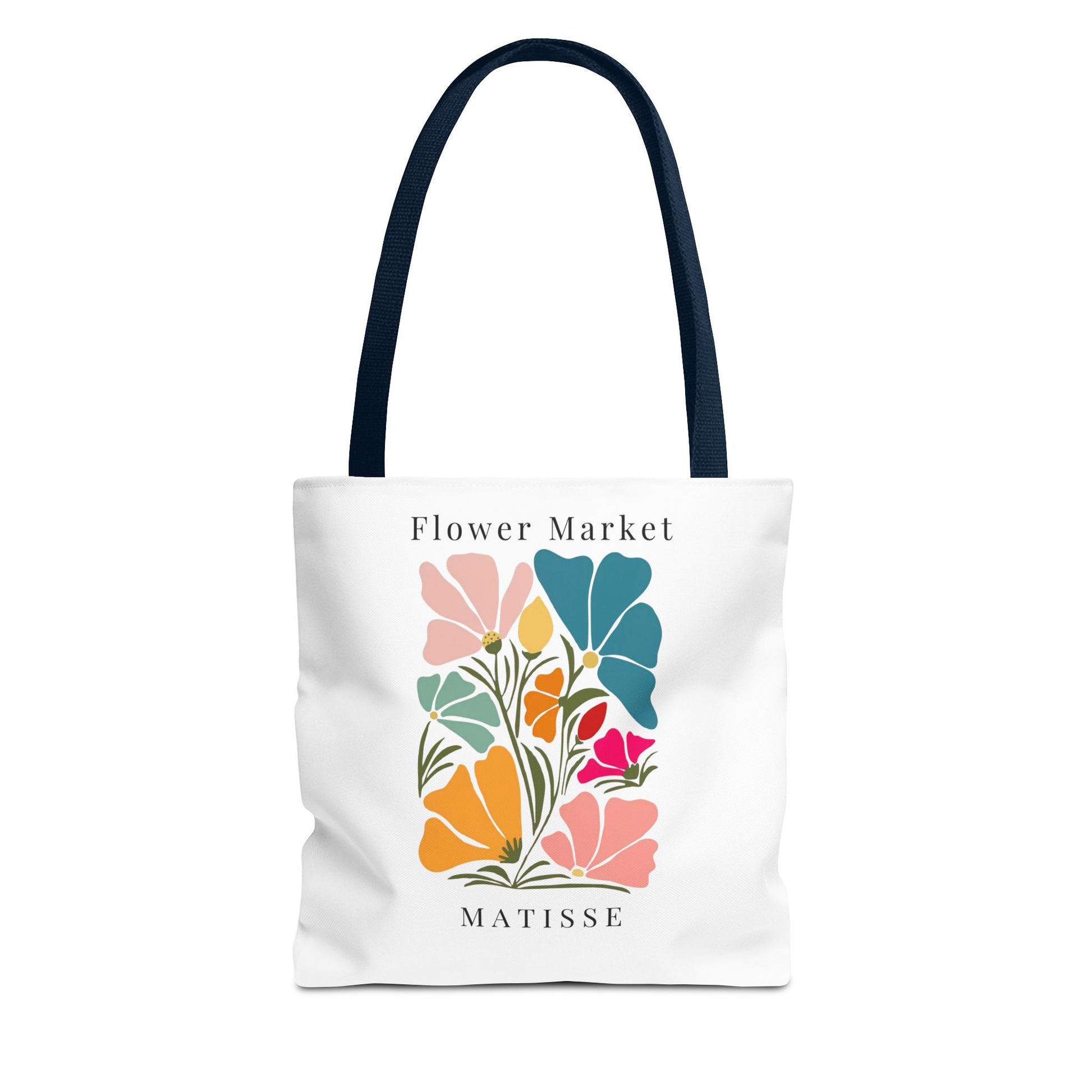 Henri Matisse tote bag featuring colorful floral design, perfect for art lovers seeking a unique and stylish accessory for daily use.