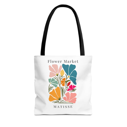 Henri Matisse tote bag with colorful floral design, perfect for art lovers and daily use.