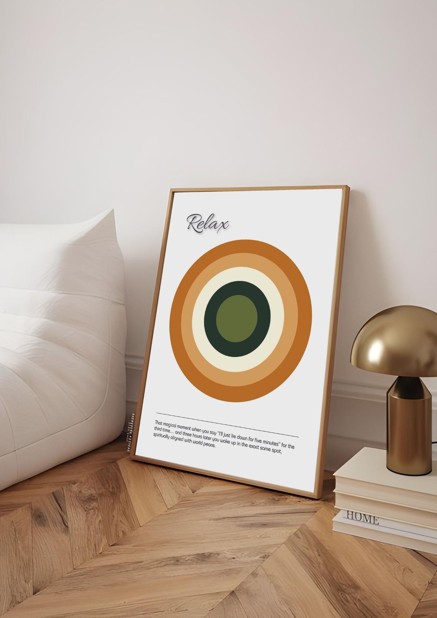 Relax Definition Wall Art – Funny Quote Poster, Minimalist Printable Decor, Modern Digital Download for Home & Office