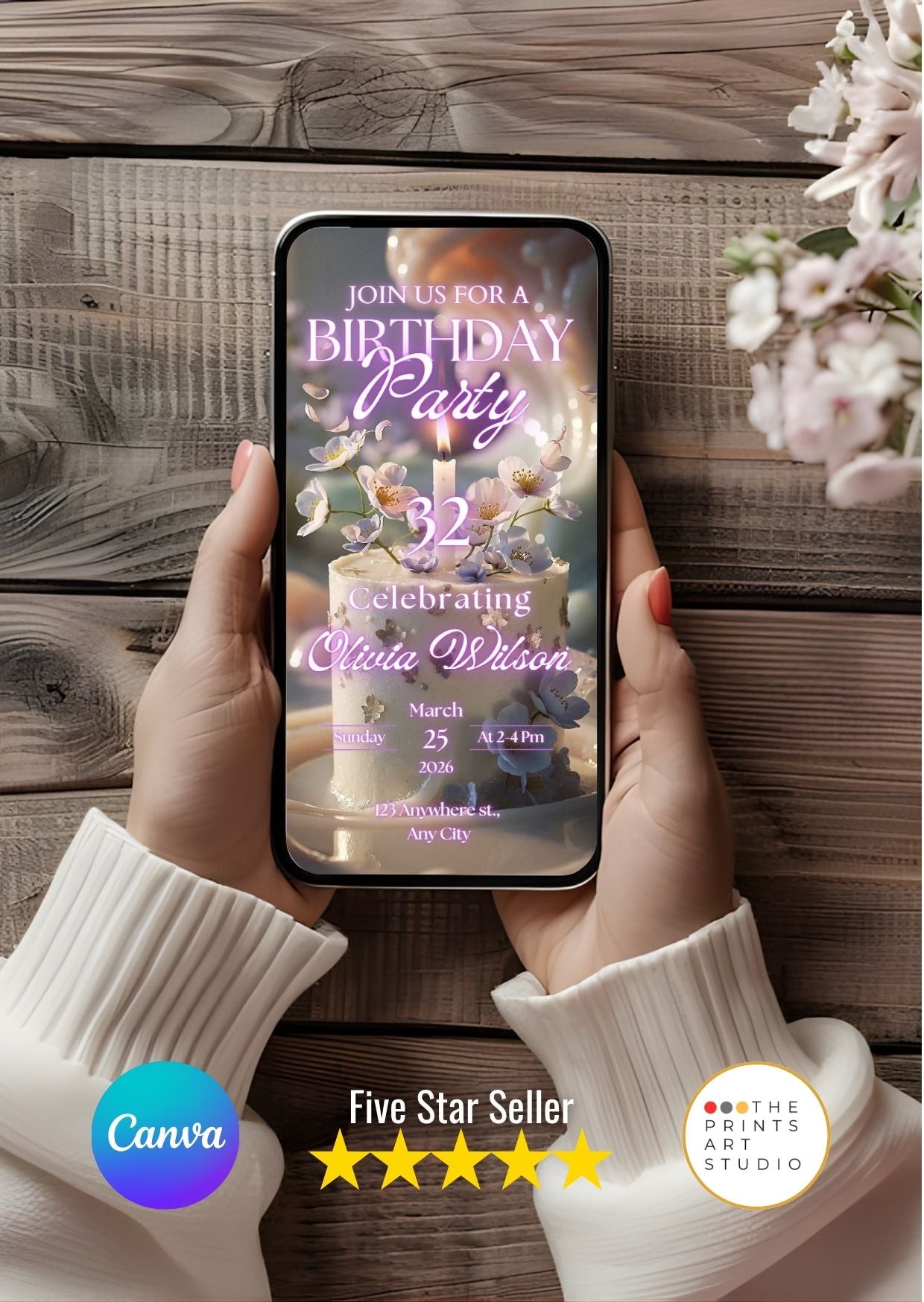 Luxury Animated Birthday Invitation